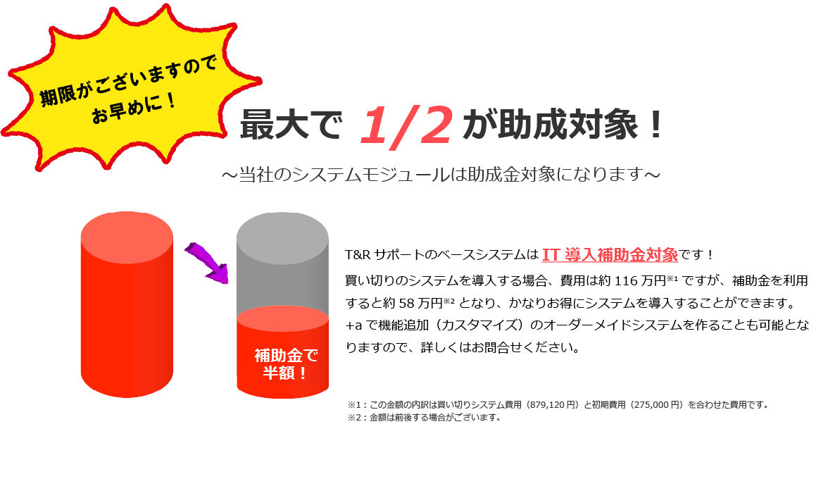 IT補助金対象について