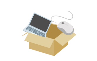 処分するパソコン、モニタなどの回収