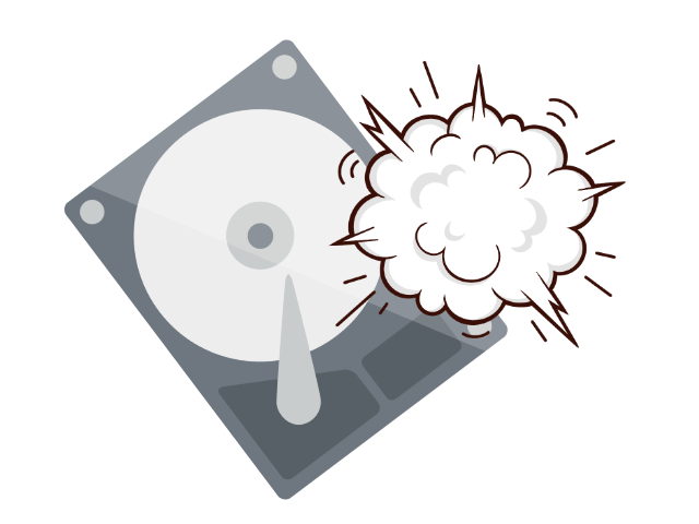 故障したハードディスクからのデータ救出