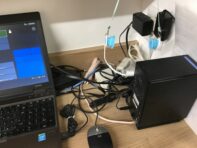 PC廻りケーブル整理整頓